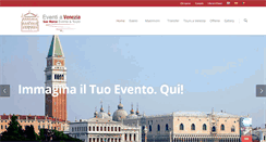 Desktop Screenshot of organizzazioneeventivenezia.com